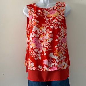 Rose + Olive Tank Top Size S